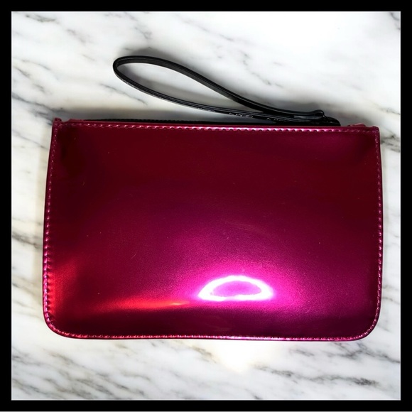 NARS Hot Pink & Black Cosmetics Bag Holiday Pouch makeup 2021 New condition - Picture 3 of 7